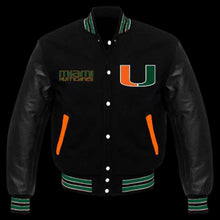 Load image into Gallery viewer, Miami Hurricanes Varsity Jacket
